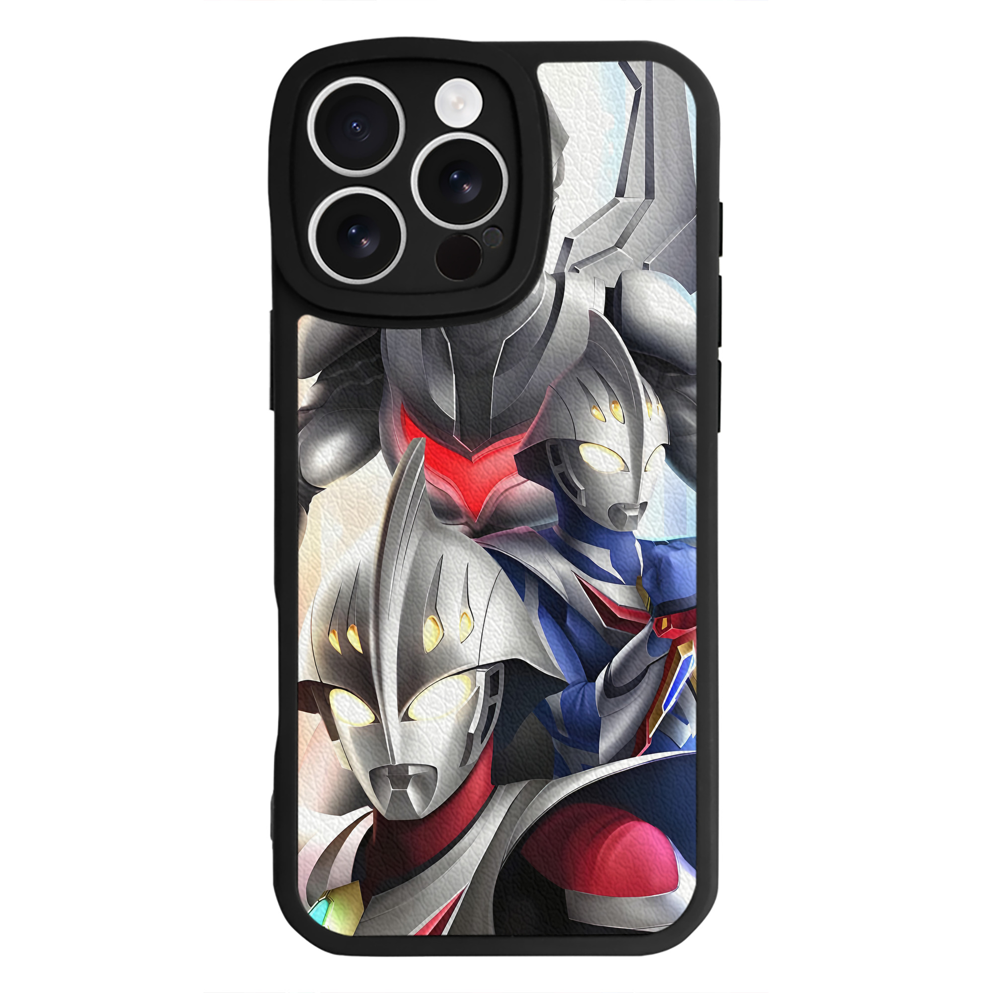（画像用） ウルトラマン Ultraman 【iPhone 16シリーズ対応】シリコンスマホケース（レザー調） 材質：シリコン